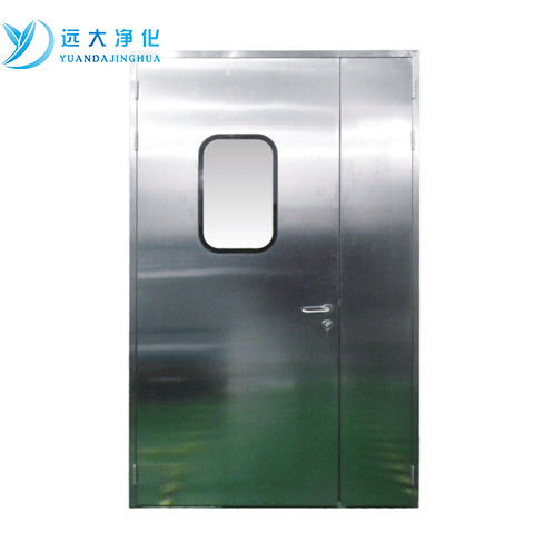 Stainless steel purification door